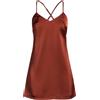 SILENCE LIMITED - Slip dress - Cuoio