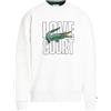 LACOSTE - Felpa - Bianco
