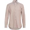 BARBA Napoli - Camicia a righe - Nocciola