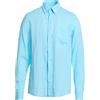 PAUL & SHARK - Camicia in lino - Celeste