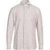 LUIGI BORRELLI NAPOLI - Camicia a righe - Tortora