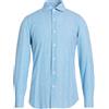FINAMORE 1925 - Camicia a quadri - Azzurro