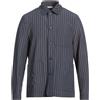 MANUEL RITZ - Camicia a righe - Blu navy