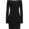 ELISABETTA FRANCHI - Vestito corto - Nero
