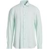FINAMORE 1925 - Camicia a righe - Verde chiaro