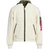 ALPHA INDUSTRIES - Shearling e Teddy - Panna
