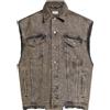 GUESS - Giubbotto jeans - Tortora