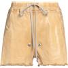 RICK OWENS - Shorts jeans - Sabbia
