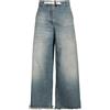 8 MONCLER PALM ANGELS - Jeans larghi - Blu