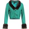 PINKO - Cardigan - Verde petrolio