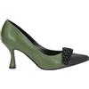 LUCIANO BARACHINI - Décolleté - Verde militare