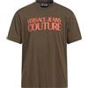 VERSACE JEANS COUTURE - T-shirt - Verde militare