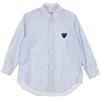 COMME des GARÇONS PLAY - Camicia fantasia - Azzurro