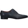 SANTONI - Stringate - Blu notte