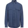 XACUS - Camicia tinta unita - Avio