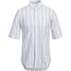 THOM BROWNE - Camicia a righe - Celeste
