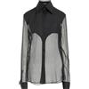 BALMAIN - Camicie e bluse in seta - Nero