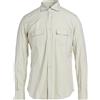 MAZZARELLI - Camicia tinta unita - Verde salvia