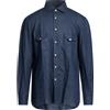 ERRICO FORMICOLA Napoli - Camicia in lino - Blu navy