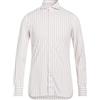 ISAIA - Camicia a righe - Bianco