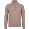 K-WAY - Maglia con zip - Tortora