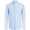 XACUS - Camicia a righe - Blu chiaro