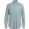 BARBA Napoli - Camicia a righe - Verde scuro