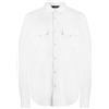 MOORER - Camicia di jeans - Bianco