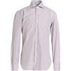 BARBA Napoli - Camicia a righe - Marrone