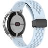 MELEJIA Cinturino Silicone Compatibile con Google Pixel Watch 4 41mm/3 41mm/Pixel Watch 2/1, Regolabile Ricambio Cinturino, Chiusura Magnetica Sportiva Silicone Cinturini-Azzurro