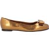FERRAGAMO - Ballerine - Bronzo
