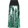 ERIKA CAVALLINI - Gonna midi - Verde smeraldo