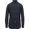 MAZZARELLI - Camicia a quadri - Blu notte