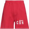DSQUARED2 - Pantaloncini sportivi - Rosso pomodoro