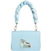 BORBONESE - Borsa a mano - Celeste