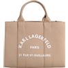 KARL LAGERFELD - Borsa a mano - Sabbia