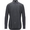 MAZZARELLI - Camicia tinta unita - Antracite