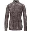 DANDYLIFE by BARBA Napoli - Camicia fantasia - Testa di moro