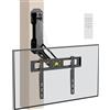 FORGING MOUNT Supporto da Parete Motorizzato per TV da 32 a 85 fino a 50 kg, Staffa TV Telecomando Radiocomandato, Inclinazione, Girevole, Max VESA 600x400mm
