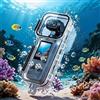 YicDofu Custodia subacquea impermeabile da 50 m per DJI Osmo Pocket 4, custodia subacquea,