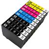 ESMONLINE Set di 10 cartucce compatibili in sostituzione di Epson 16 XL per Workforce WF-2760DWF 2750DWF 2660DWF 2650DWF 2630WF 2540WF 2530WF 2520NF 2510WF 2010W