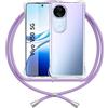 ANFAIRLACE Cover Cordino Compatibile con Vivo V50 V50e 5G, Viola