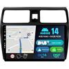 BXLIYER - Built-in DAB - Android 13 IPS Autoradio Per Suzuki Swift (2005-2016) - Wireless DSP/Carplay/Android Auto - 4G+64G - Camera + MIC - Volante WiFi 360-Camera Fast-Boot AHD - 10.1 Pollici 2 Din