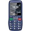 Guwet 2G cellulare per anziani, telefono a tasti, con segnale forte, doppia SIM, pulsante SOS, batteria da 1600 mAh, lungo standby e colore blu.