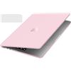 MOSISO Custodia Compatibile con MacBook Air 13 Cover M5 M4 M3 M2 2026 2025 2024-2022 A3449 A3240 A3113 A2681, display Liquid Retina da 13,6'' Naturale Ultra-Sottile Case&Copritastiera, Rosa Baby