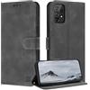 ZONNAVI Cover per Samsung Galaxy A52 4G / 5G / A52S 5G, [Blocco RFID] Custodia a Libro in Pelle con Porta Carte, Flip Case Portafoglio Antiurto Cover per Samsung A52 4G / 5G / A52S 5G (Grigio)