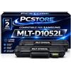 PcStore Kit 2 Toner 1052L / D105 Compatibile per Samsung SCX-4600 SCX-4600FN SCX-4623F SCX-4623FN SCX-4623FW, ML-1910 ML-1911 ML-1915 ML-2525 ML-2525W ML-2580N, SF-650, SF-650P | MLT-D1052L Nero