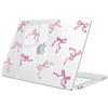 FINTIE Cover Compatibile con MacBook Neo 13 Pollici A3404 (A18 Pro Chip, 2026) -Ultra Sottile Trasparente Custodia Rigida Protettivo Guscio Rigido Case per MacBook Neo 13 (Y-Glitter Rosa Fiocco)