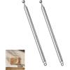 Pawubai 2 pezzi Antenna Telescopica Portatile FM DAB, Antenna 7 Sezioni 74 cm, Antenna Radio Espandibile per Ricevitore, Canale HiFi e Radio Portatile, Antenna di Ricambio per Ricezione Audio Domestico