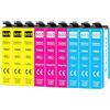Veson 503XL - Cartucce di ricambio per Epson 503 XL, compatibili con Epson Workforce WF-2960DWF WF-2965DWF WF2960 WF2965, Expression Home XP-5200 XP-5205 (3 ciano, 3 magenta, 3 giallo)